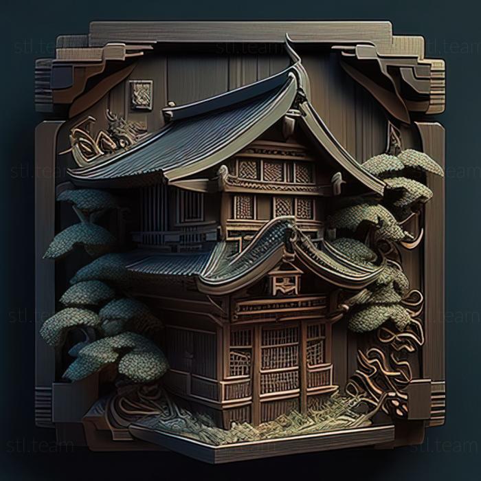 3D модель Візьміть цей будинок і Shuppet The Mansion of Kagebouzu (STL)